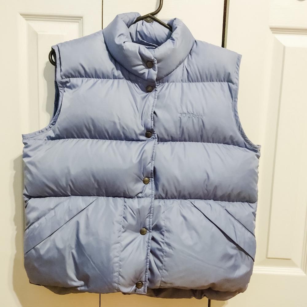 L.L. Bean Light Blue Puffer Vest